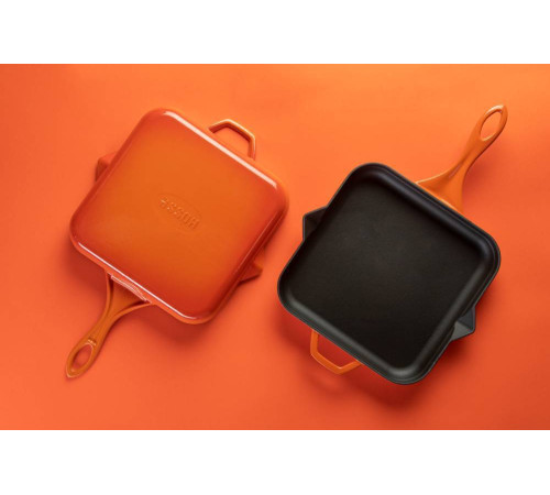 Сковорода квадратная Hascevher KTV 2828 Orange 28х28 см A826528