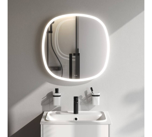 Зеркало AM.PM Func 65 см квадратное с LED-подсветкой и ИК-сенсором M8FMOX0651WGS