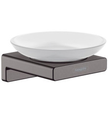 Мыльница Hansgrohe AddStoris шлифованный черный хром 41746340