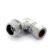 Угол обжимной хромированный Tiemme 12х1/2 наружная резьба 1130070