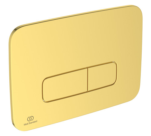 Панель смыва механическая Ideal Standard Oleas M3 241х165х8,5 мм золото шлифованное R0459A2