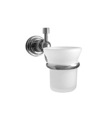 Стакан с держателем Nicolazzi Monte Croce 150х90 мм хром 1488 CR 27