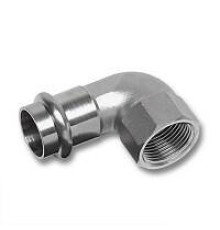 Угольник 90° SANHA NiroSan пресс-ВР нержавеющая сталь 15x1/2 69090IG1512