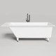 Ванна встраиваемая Salini Cascata KIT 170х75х60 см с сифоном и ножками S-Stone белый матовый 104323M