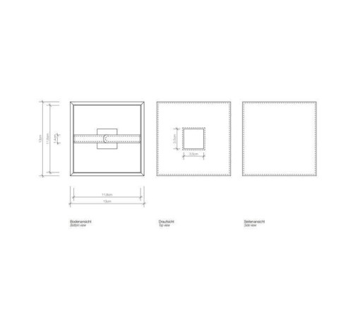 Диспенсер для салфеток Decor Walther Brownie KB 41 14х14х14 см черная кожа 0847860