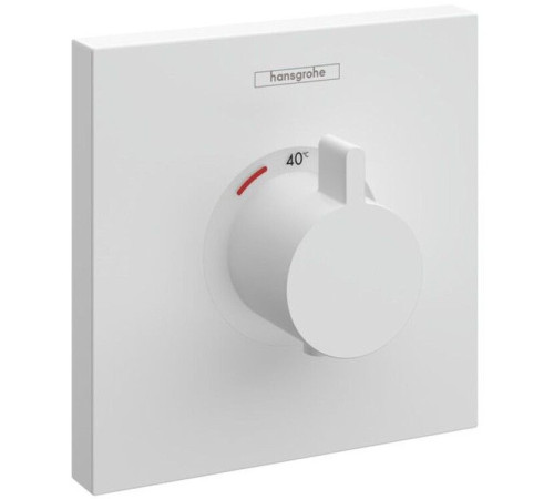Термостат для душа Hansgrohe ShowerSelect HighFlow скрытого монтажа матовый белый 15760700