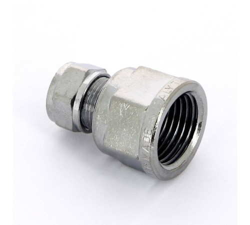 Муфта обжимная хромированная Tiemme 10x1/2 ВР 1130005