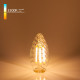 Филаментная светодиодная лампа quotСвеча витаяquot CW35 7W 3300K E14 прозрачная BLE1413