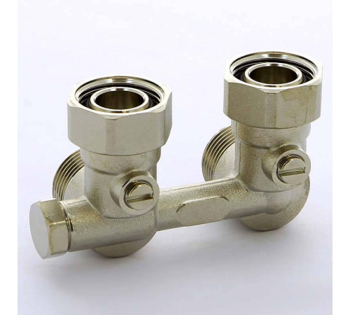 Узел радиаторный угловой с байпасом TIEMME 3/4х3/4х18 3390011