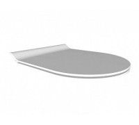 Сиденье для унитаза GSI AltaCeramica Slim Soft Close белое матовое AC90109