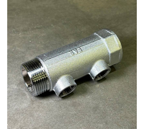 Коллектор FAR 1 1/4x1/2 на 2 выхода ВР-НР межосевое расстояние 50 мм FK 3600 114