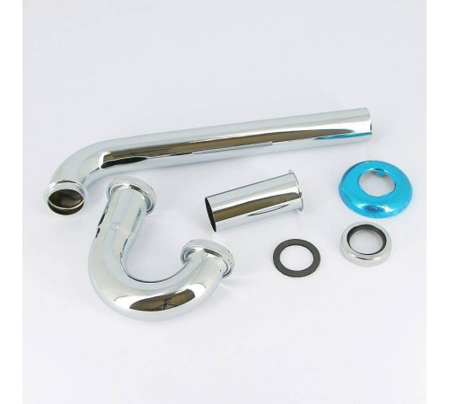 Сифон для умывальника Alcaplast A432 трубный латунный хром 1 1/4 х 32 мм A432