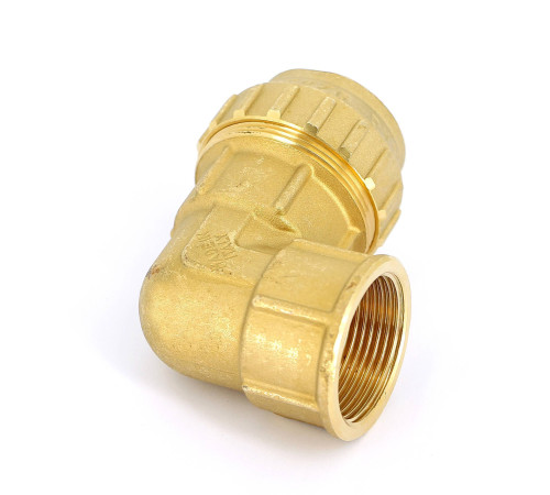 Угольник обжимной Tiemme 3465CR 40х1 1/4 внутренняя резьба латунный 3400035