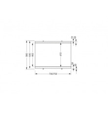 Панель для ванны боковая Cersanit Universal Type 2 70 см ультрабелый PB-TYPE2*70-W