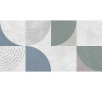 Плитка настенная Laparet Atlas серый мозаика 20x40 см 08-00-06-2458