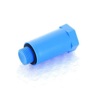 Заглушка монтажная Uni-Fitt 1/2 наружная резьба синяя 608B2000