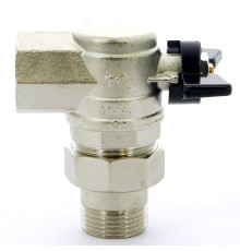 Кран шаровой Bugatti Oregon 1 НВ угловой со сгоном бабочка 05940009