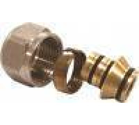 Соединитель обжимной Евроконус Euros для металлопластиковых труб 20x2.0-3/4 EU.ST3287040 20x2x34