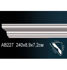 Карниз потолочный Perfect AB227 полиуретановый AB227