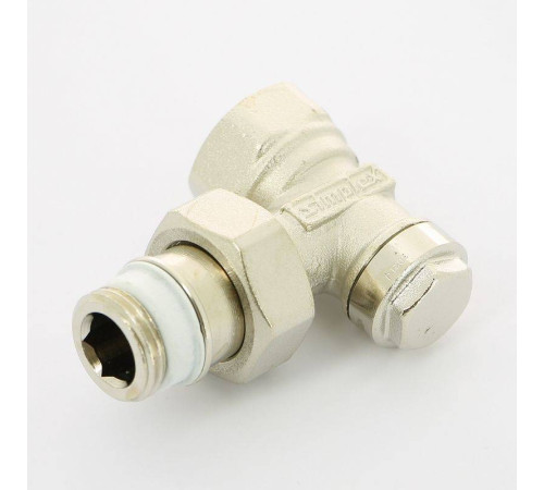 Вентиль обратный Simplex угловой НВ 1/2 никелированный F10382