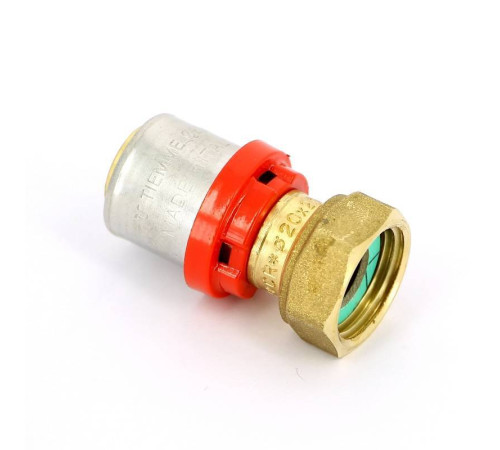 Муфта пресс Tiemme с накидной гайкой плоская прокладка 20х3/4 1650062