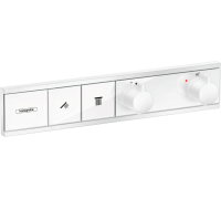 Термостат для душа Hansgrohe RainSelect на 2 потребителя белый матовый 15380700