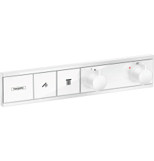 Термостат для душа Hansgrohe RainSelect на 2 потребителя белый матовый 15380700