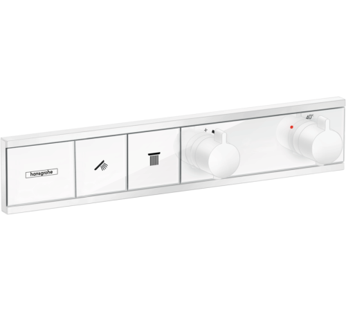 Термостат для душа Hansgrohe RainSelect на 2 потребителя белый матовый 15380700