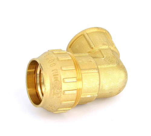 Угольник обжимной Tiemme 3465CR 40х1 1/4 внутренняя резьба латунный 3400035