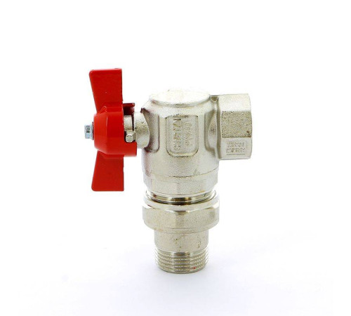 Кран шаровой ITAP IDEAL 3/4 НВ угловой с разъемным соединением бабочка 298