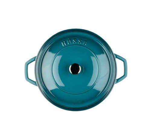 Кастрюля глубокая Hascevher Yeni Derin 28 см синяя A908028