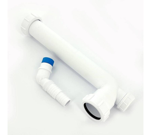 Отводная труба McAlpine 90° 1 1/2 x 40 мм 255 мм с адаптером для бытовой техники HC12-40CWM