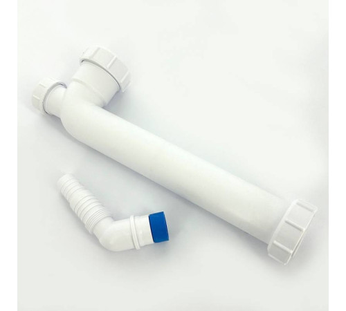 Отводная труба McAlpine 90° 1 1/2 x 40 мм 255 мм с адаптером для бытовой техники HC12-40CWM