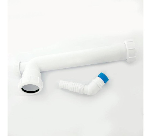 Отводная труба McAlpine 90° 1 1/2 x 40 мм 255 мм с адаптером для бытовой техники HC12-40CWM