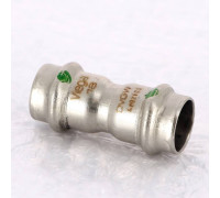 Муфта пресс Viega Sanpress Inox 18 мм нержавеющая сталь 436162