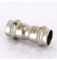 Муфта пресс Viega Sanpress Inox 18 мм нержавеющая сталь 436162