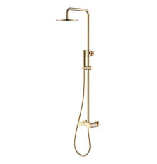 Душевая стойка с верхним душем Boheme Stick 30х57х112,5 см золото 128-GG.2