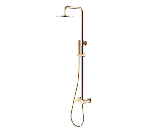 Душевая стойка с верхним душем Boheme Stick 30х57х112,5 см золото 128-GG.2