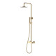 Душевая стойка с верхним душем Boheme Stick 30х57х112,5 см золото 128-GG.2