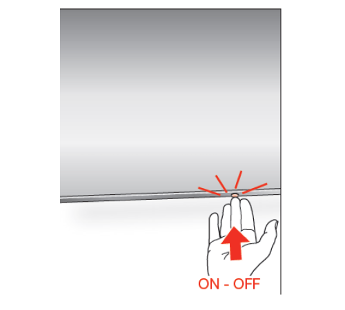 Подсветка для зеркала горизонтальная Laufen Frame 25 80 см сенсорная 4.4749.2.900.007.1