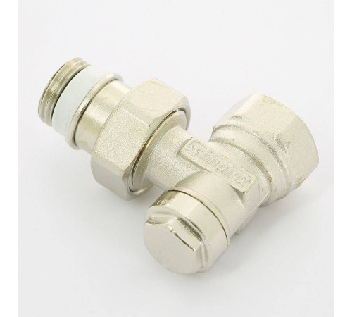 Вентиль обратный Simplex угловой НВ 1/2 никелированный F10382