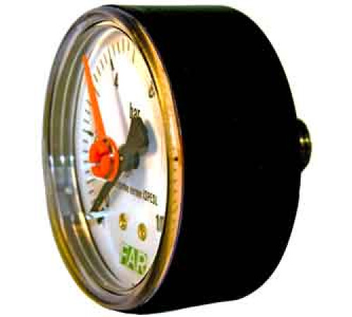 Манометр осевой FAR 1/4 0-4 бар 63 мм FA 2500 04