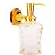 Дозатор для жидкого мыла подвесной Boheme Imperiale золото 10418