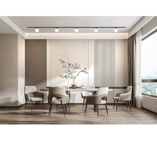 Светильник на штанге iLedex Technical VISION48/25 4825-046-D120-6W-340DG-3000K-BK