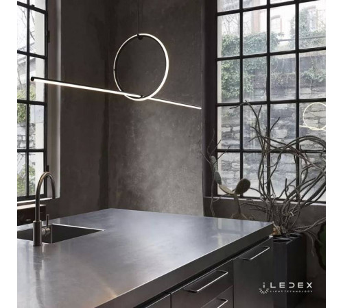 Подвесной светильник iLedex Zoom 10339P/A2-35W-3000K BK-WH