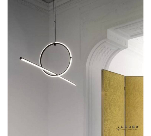 Подвесной светильник iLedex Zoom 10339P/A2-35W-3000K BK-WH