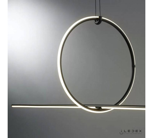 Подвесной светильник iLedex Zoom 10339P/A2-35W-3000K BK-WH