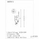 Бра iLedex Royal 6007W/S - 8W - 3000K GL