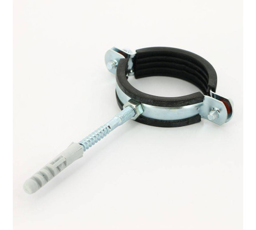 Хомут с резиновым уплотнителем, шпилькой и дюбелем Uni-Fitt 2 дюйма (59-65 мм) 850U7800