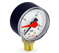 Манометр радиальный Uni-Fitt с индикаторной стрелкой 4 бар 63 мм 1/4 304D1030